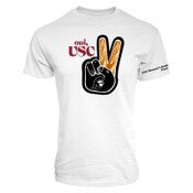 USC Trojans Oui USC Unisex Women's Basketball White T-Shirt